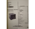 Documentation : Manuel Heathkit RF power meter model HM-102